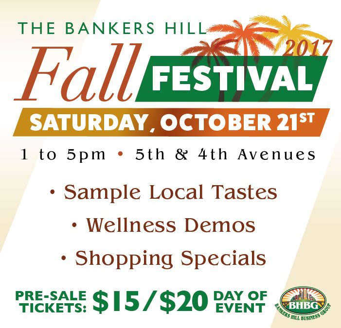 Come to the Banker’s Hill Fall Festival!