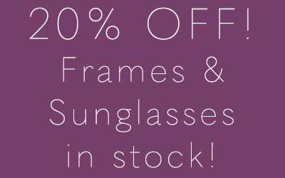 Annual 20% Off Frame Sale 2023!